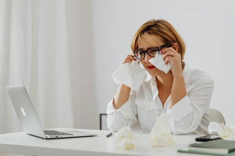 Photo of a Woman Crying